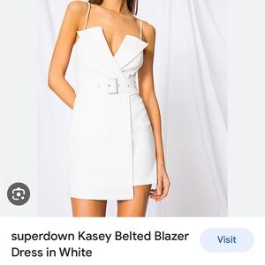 Superdown- Kasey Belted Blazer Dress